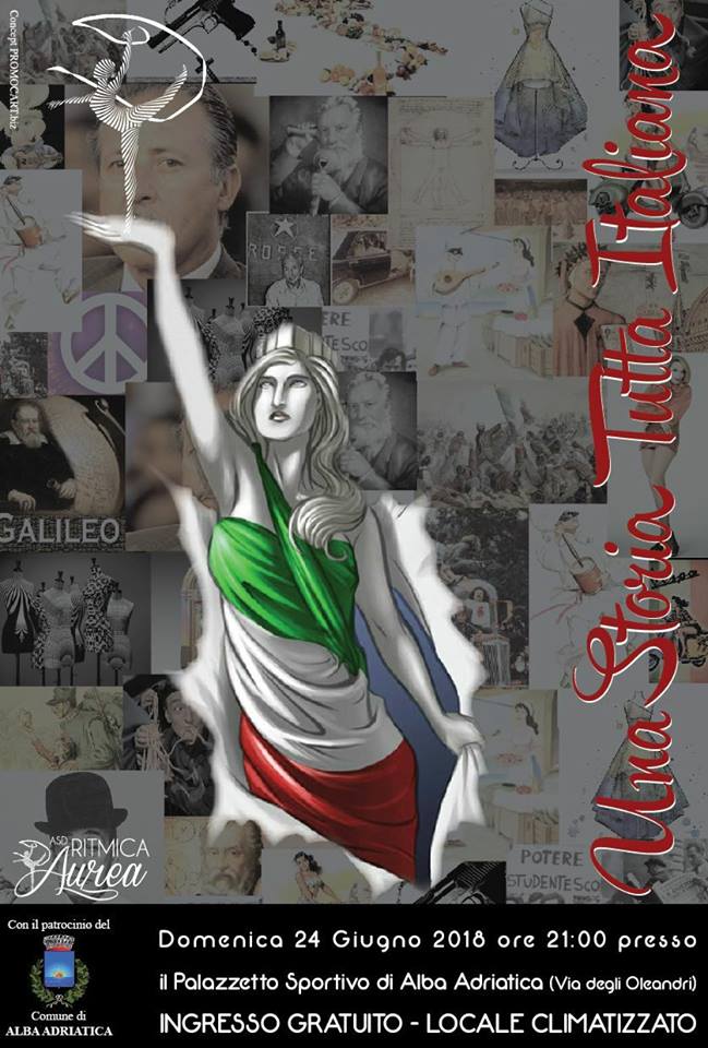 L’Asd Ritmica Aurea festeggia un anno di successi con il saggio di danza “Una Storia Tutta Italiana”