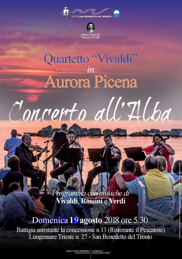 Aurora Picena, domenica “Concerto all’Alba”