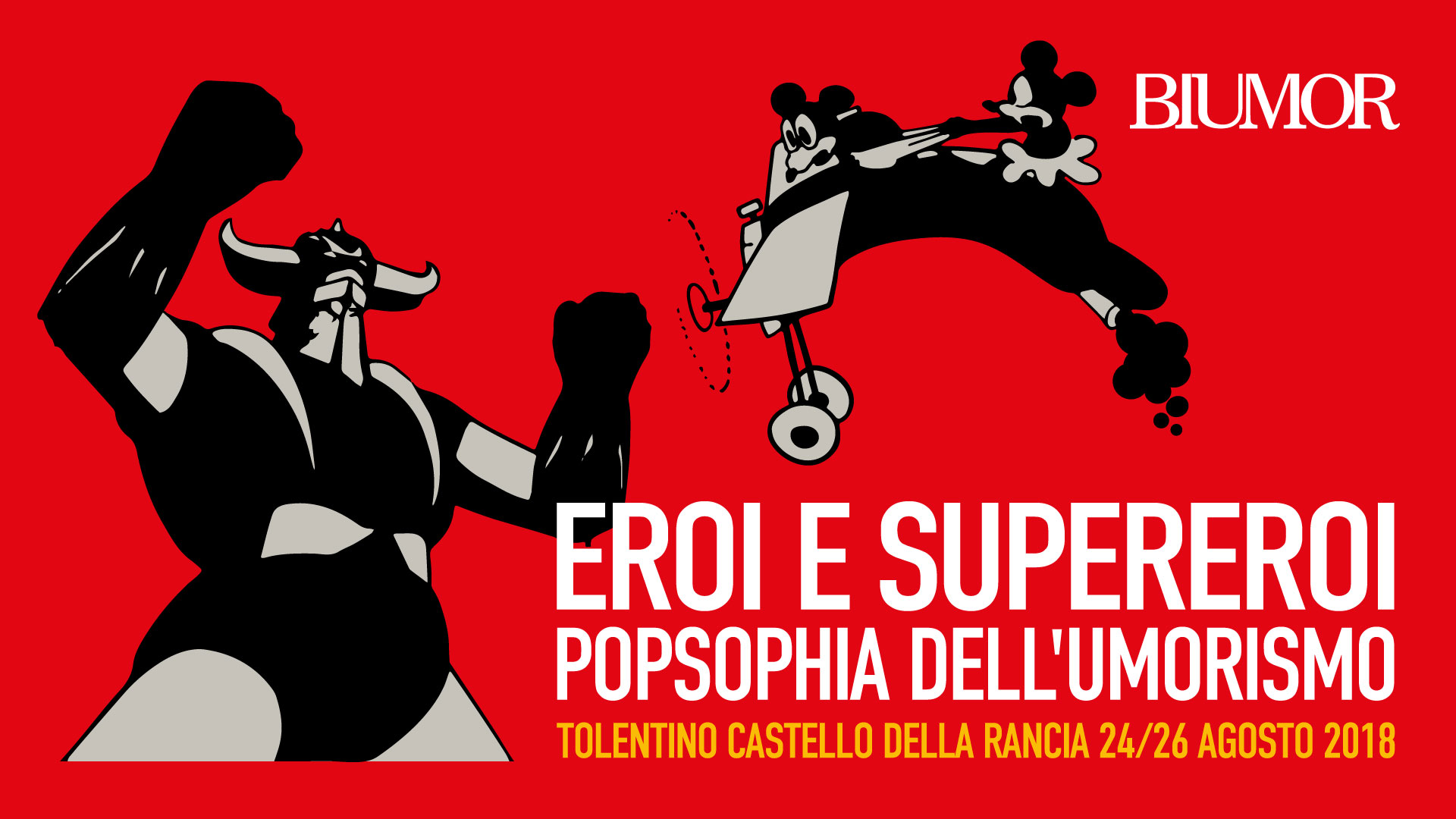 Eroi e supereroi – Torna la Popsophia dell’umorismo al Castello della Rancia