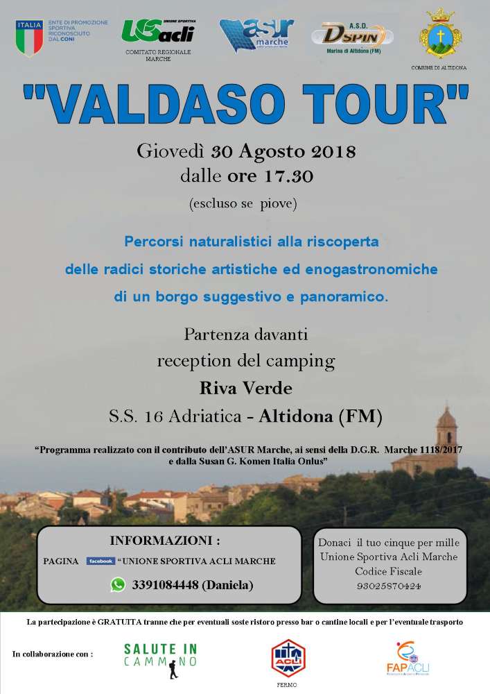 Ultimo appuntamento con l’edizione estiva di “Valdaso tour”  