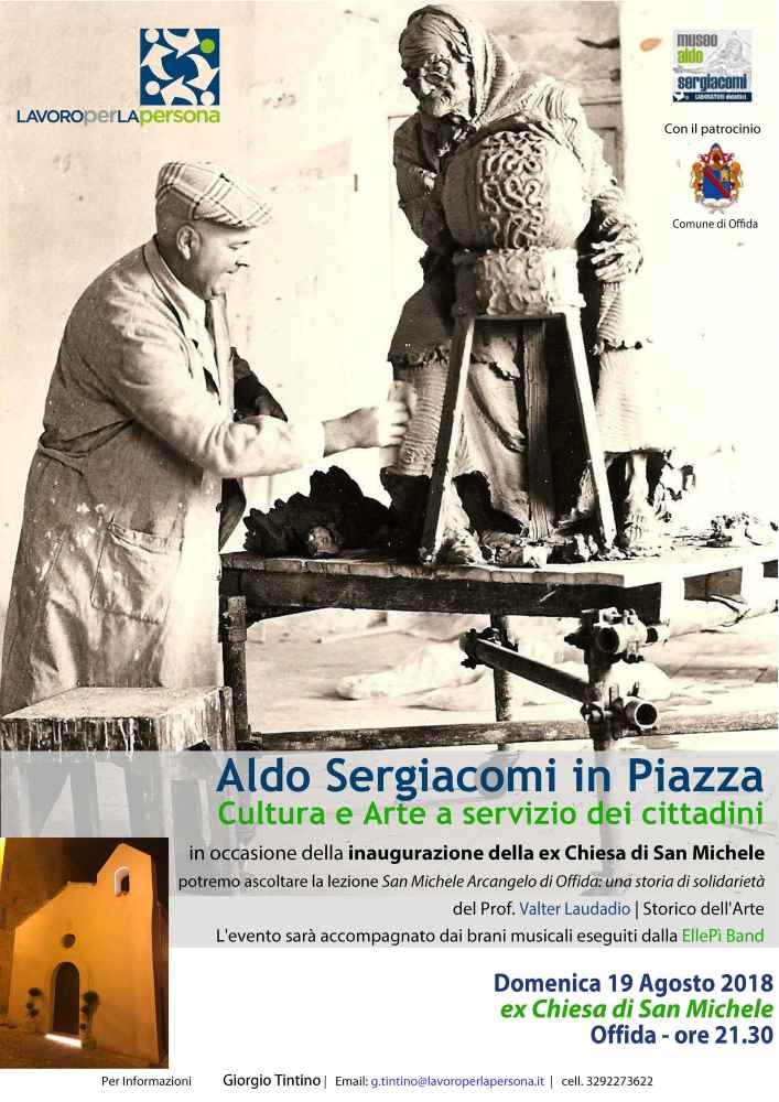 Aldo Sergiacomi in Piazza. Arte e Cultura a servizio dei Cittadini