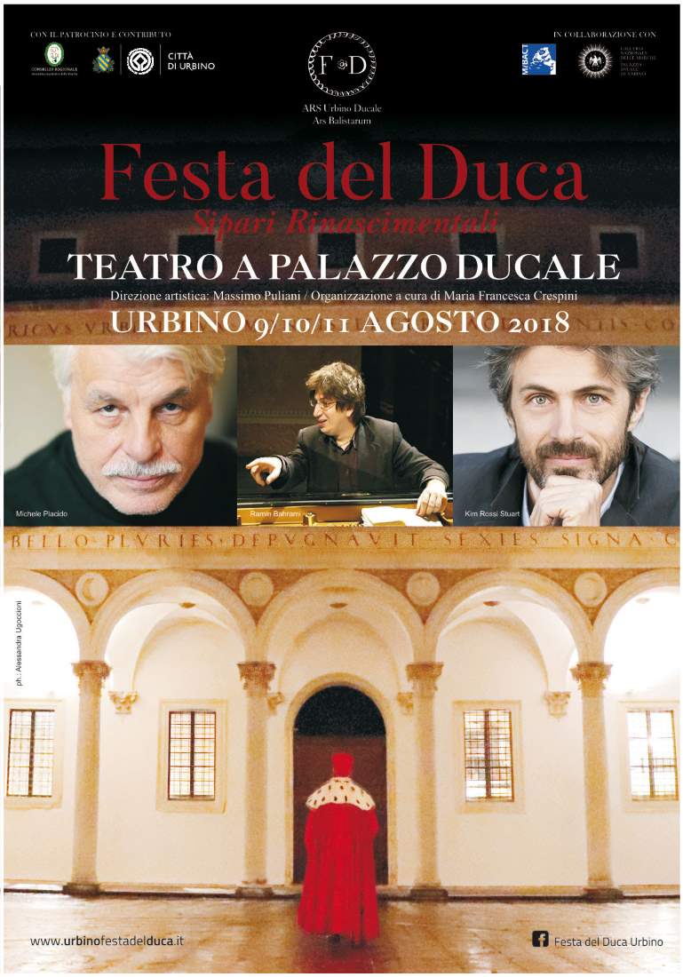 Teatro a Palazzo ducale: anteprima 37ma Festa del Duca