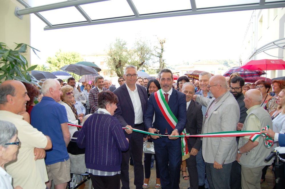 Il presidente Ceriscioli all’inaugurazione della nuova residenza “Mordini” di Castelfidardo