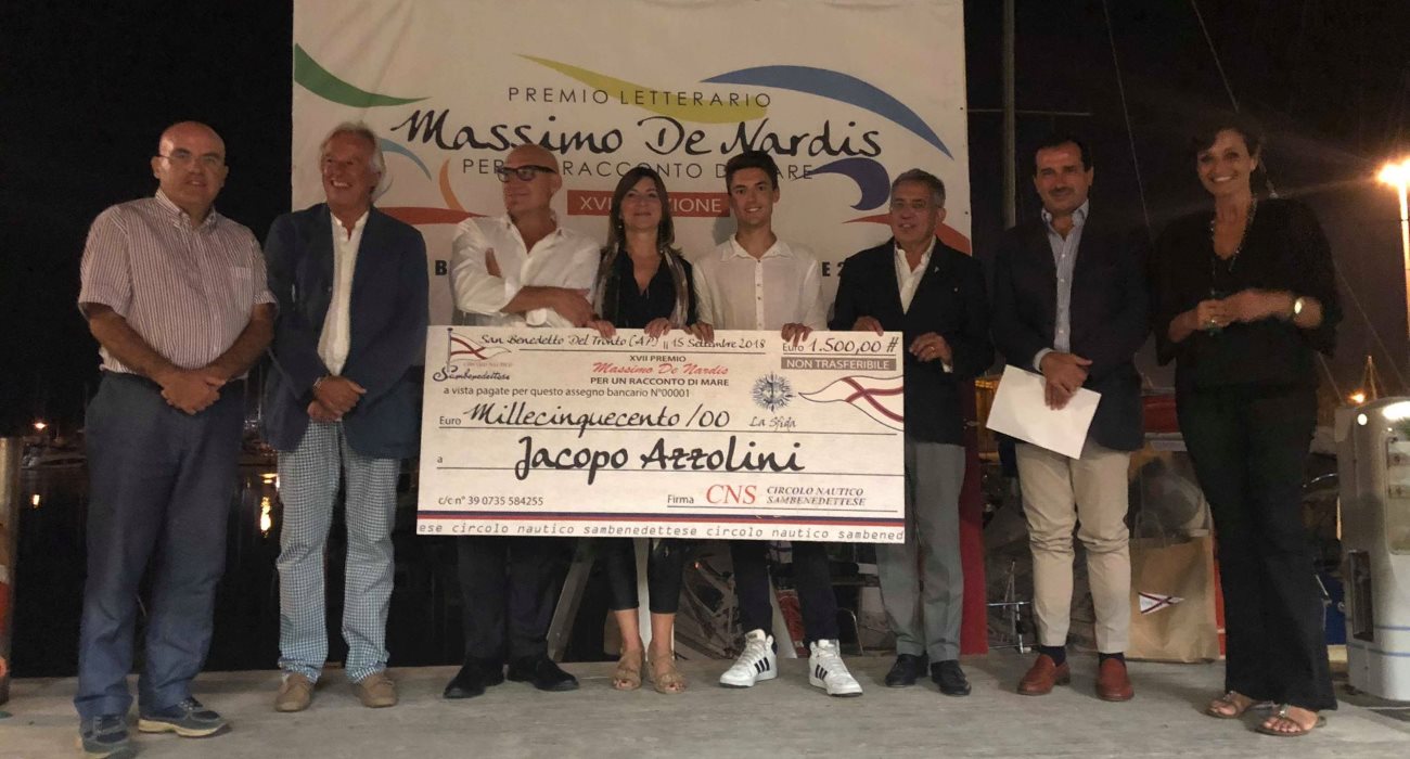 Jacopo Azzolini con “Infinito” vince il Premio Letterario Massimo De Nardis