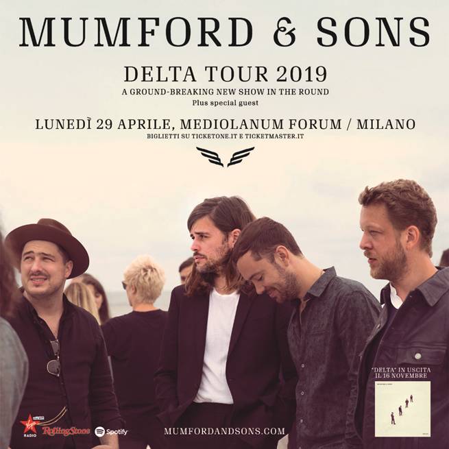 Nel 2019 l’atteso ritorno in Italia dei Mumford & Sons