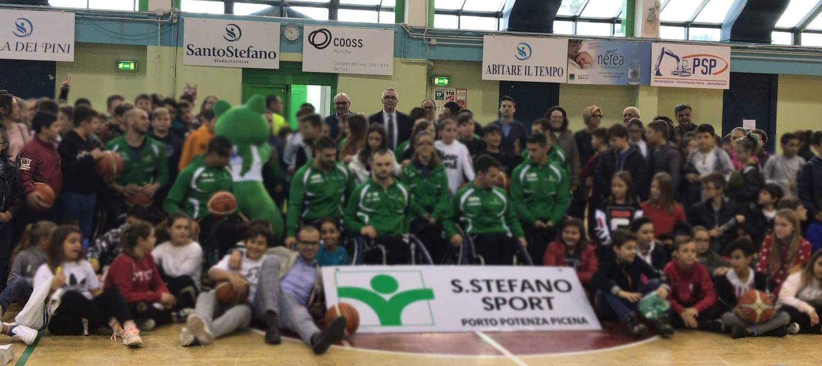 Basket in carrozzina: presentata la nuova squadra del Santo Stefano Sport di Porto Potenza Picena