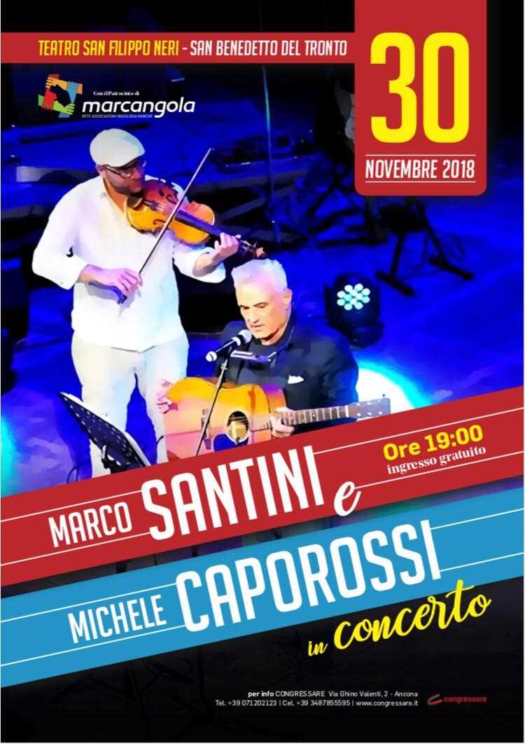Marcangolo: chiusura spettacolare con il concerto di Caporossi e Santini