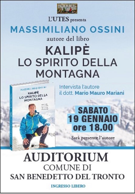 Massimiliano Ossini, ”Kalipè. lo spirito della montagna” all’auditorium