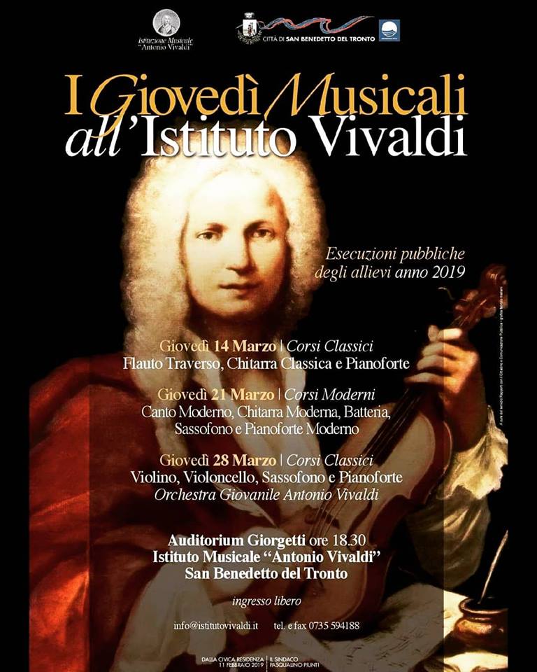 Giovedì Musicali all’Istituto Antonio Vivaldi