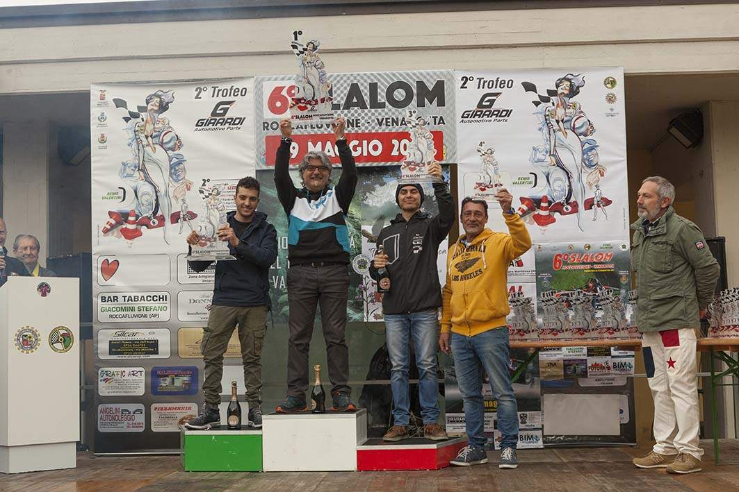 Automobilismo, Slalom Roccafluvione – Venarotta: vince ancora Luca Filippetti