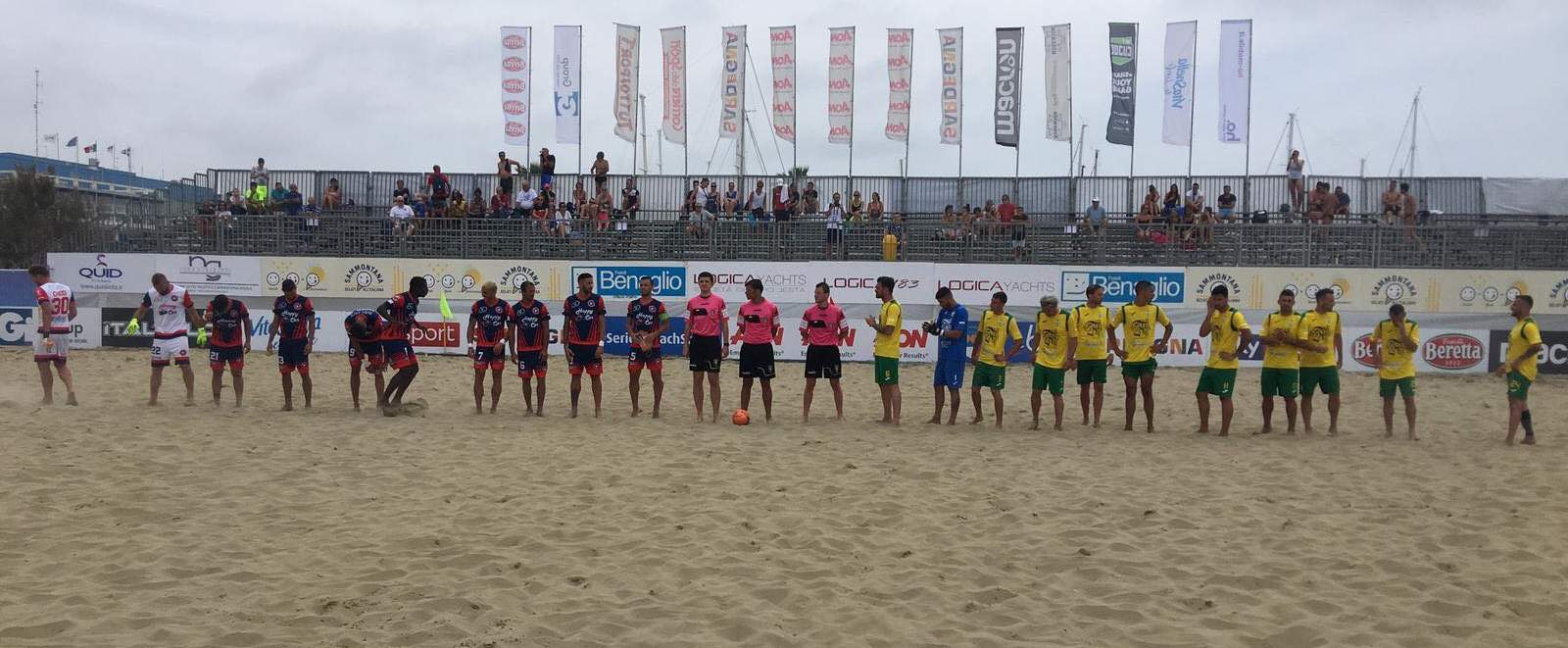 Beach Soccer serie Aon, la Samb perde 4 a 3 contro il Palazzolo