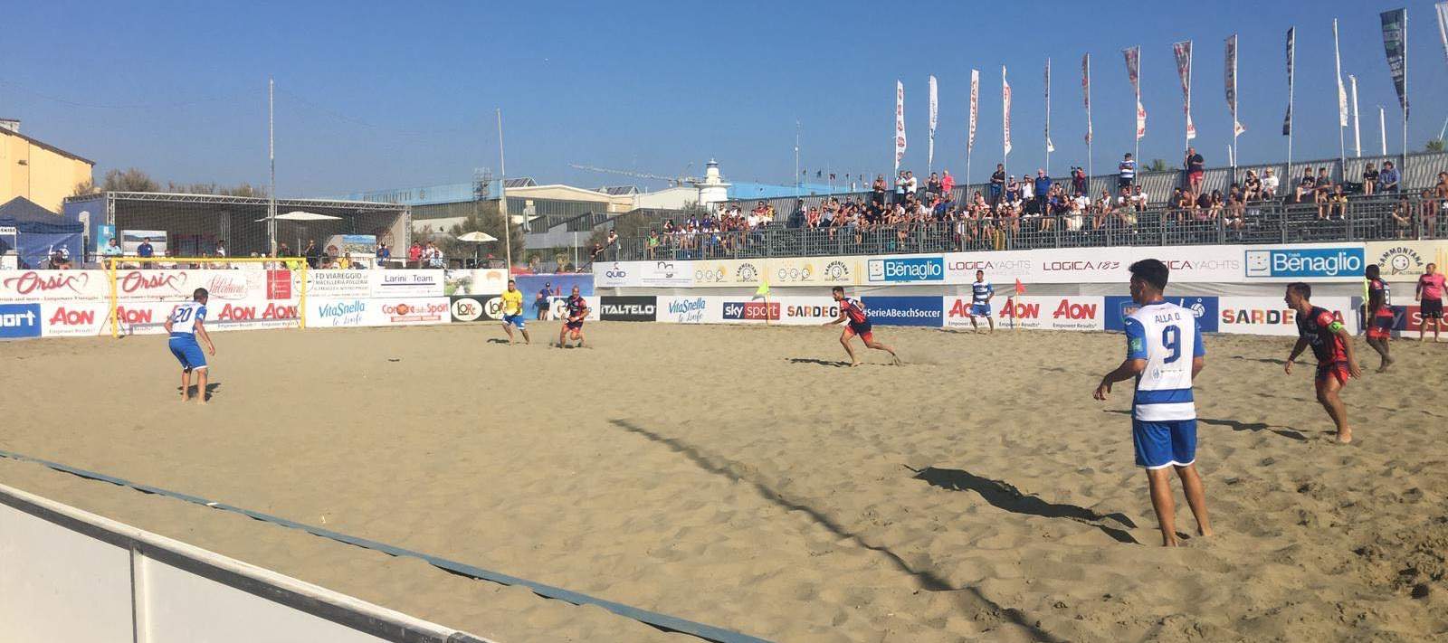 Beach soccer serie Aon, la Samb batte Terracina