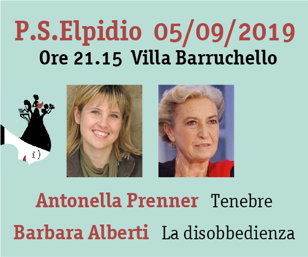 Antonella Prenner, “Tenebre” e Barbara Alberti, “La Disobbedienza” @ Non a Voce Sola