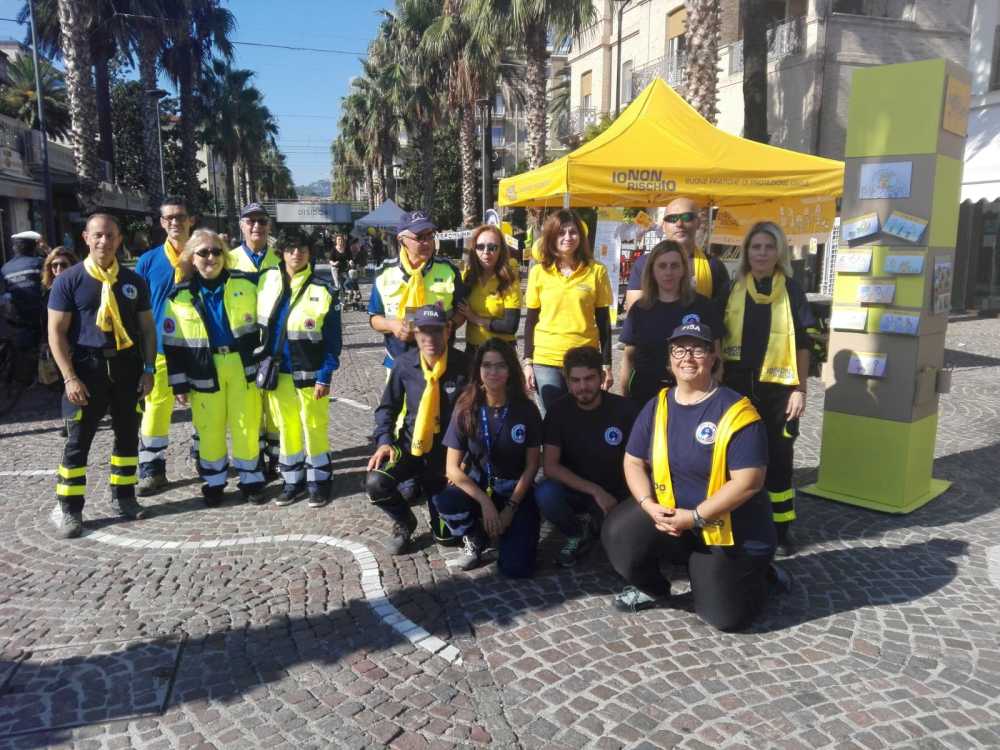 Io non rischio con la Fisa e il gruppo comunale di Protezione Civile di San Benedetto : un successo