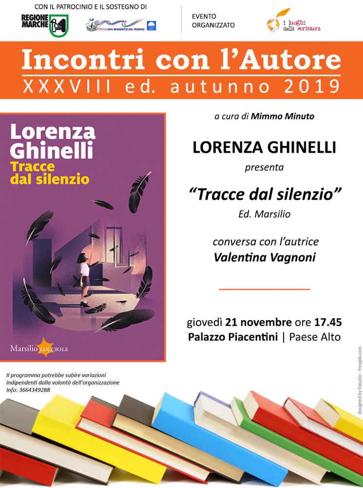 Lorenza Ghinelli, “Tracce dal silenzio” al Palazzo Piacentini
