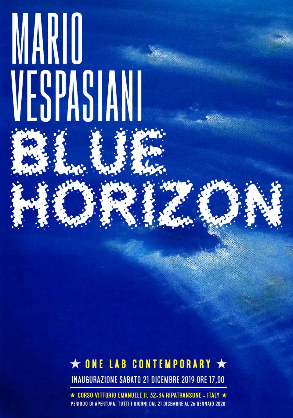 Mario Vespasiani, “Blue horizon”
