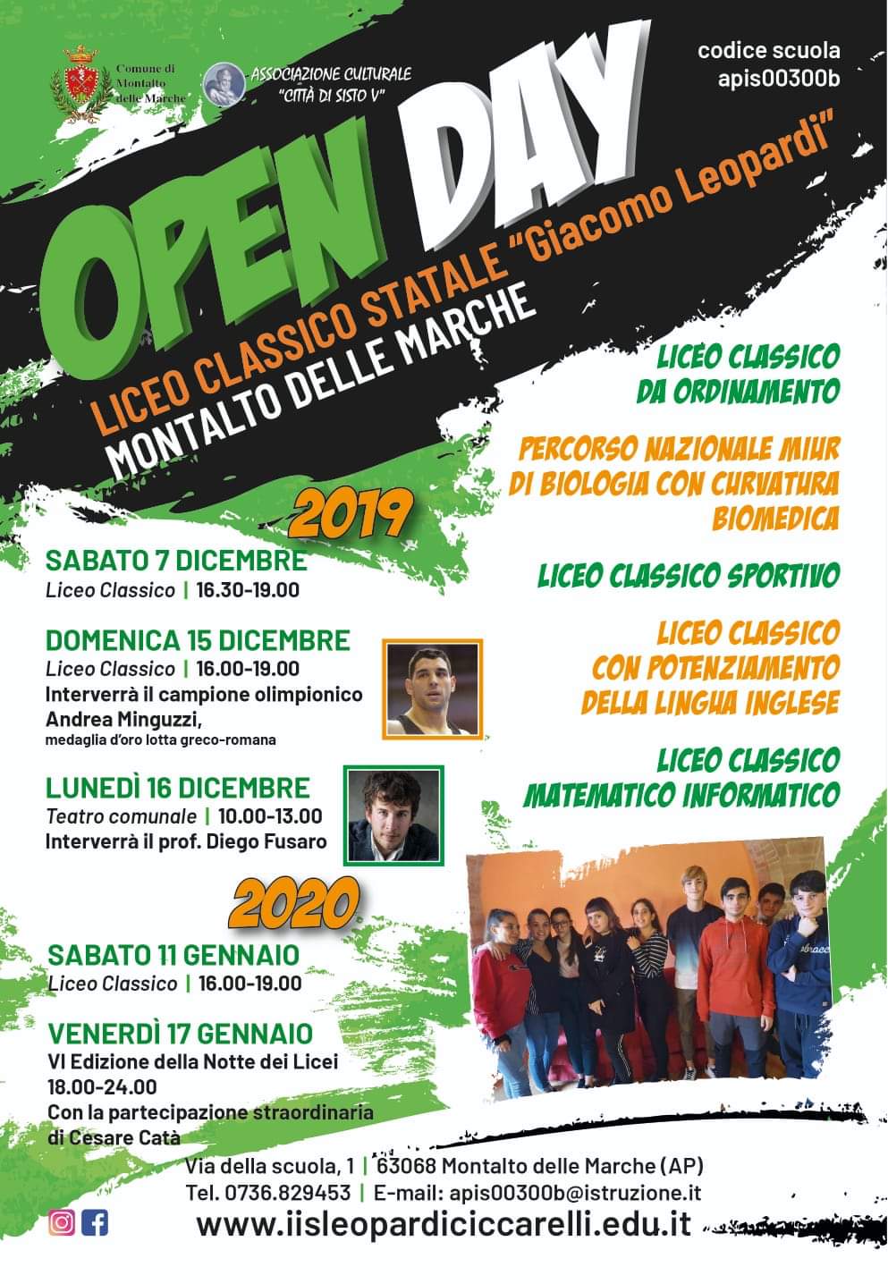 Open Day del Liceo Classico Leopardi di Montalto