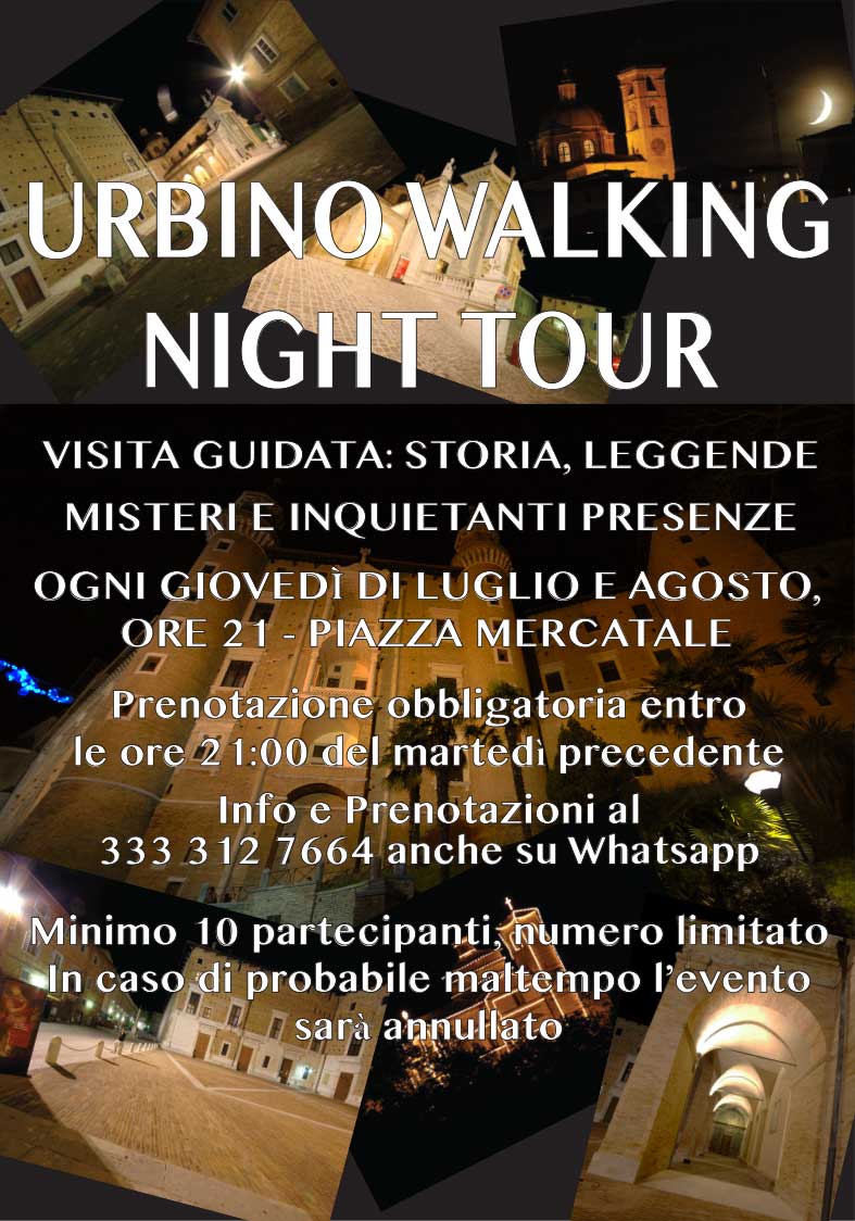 Notti magiche a Urbino: visite serali con tenebrose presenze