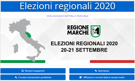 Elezioni regionali 2020 sul web: 1,2 milioni di pagine visualizzate, oltre 400 mila i visitatori