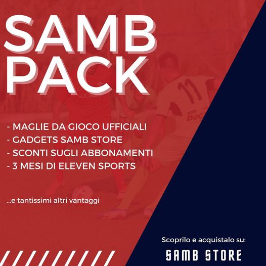 SambPack, campagna di sostegno alla Samb