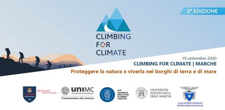 UniCam, tutto pronto per “Climbing for climate”
