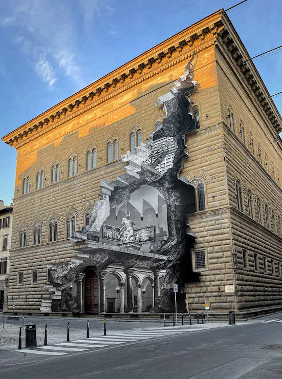 Grande successo per “La Ferita” di JR a Palazzo Strozzi