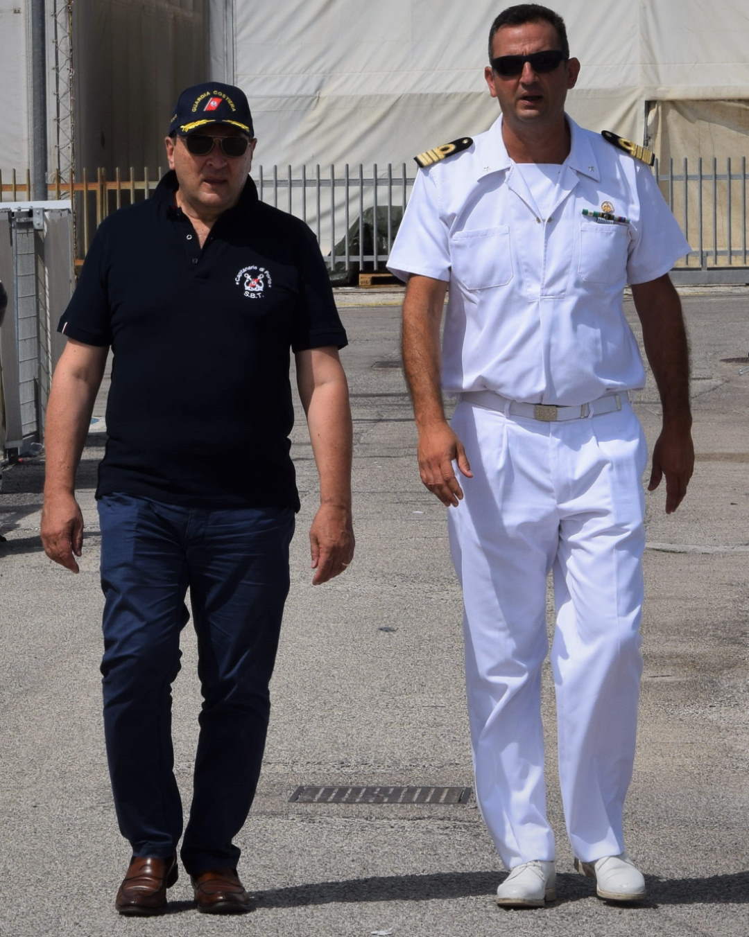 Il nuovo prefetto di Ascoli Piceno in visita alla Guardia Costiera di San Benedetto