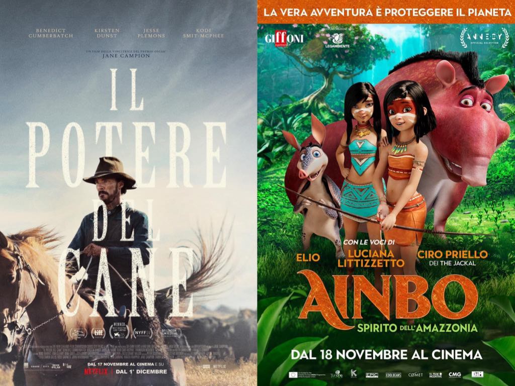 Cinema al Concordia, “Il potere del cane” e “Ainbo, Spirito dell’Amazzonia”