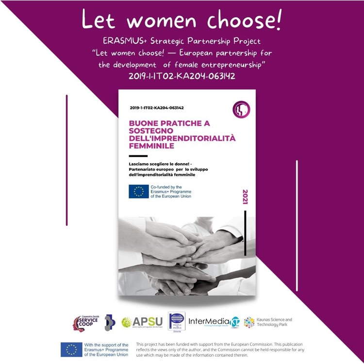 Lasciamo scegliere le donne! Progetto europeo a supporto dell’imprenditoria femminile