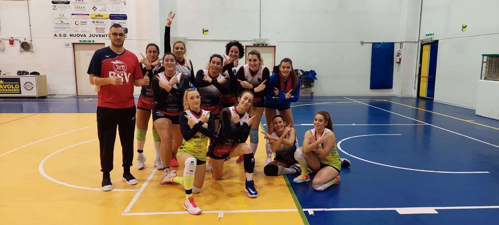 Serie C femminile, la Riviera Samb Volley vince in rimonta ed espugna Montegranaro