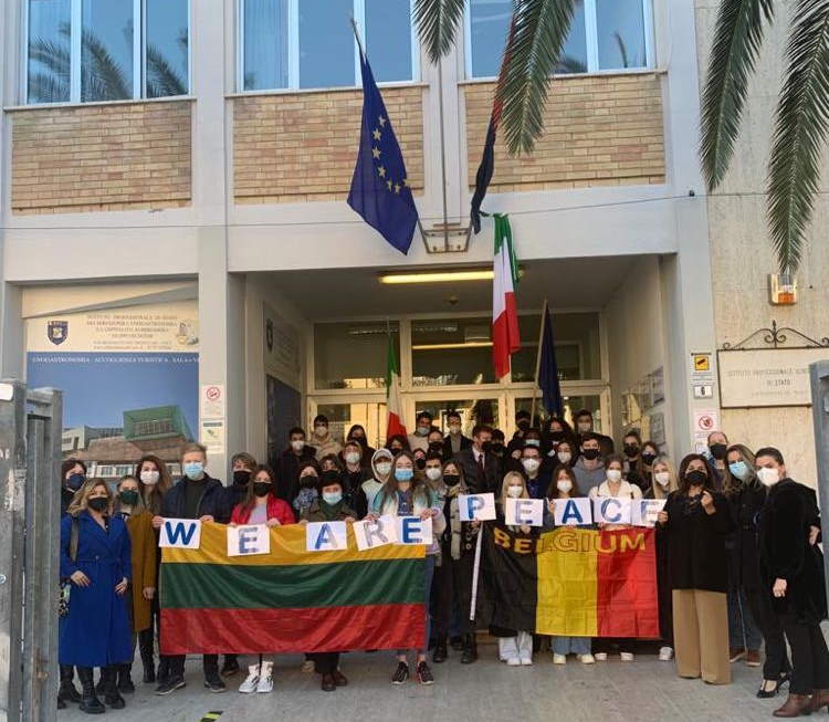 Progetto Erasmus +: studenti Belgi, Lituani e Turchi ricevuti in Municipio