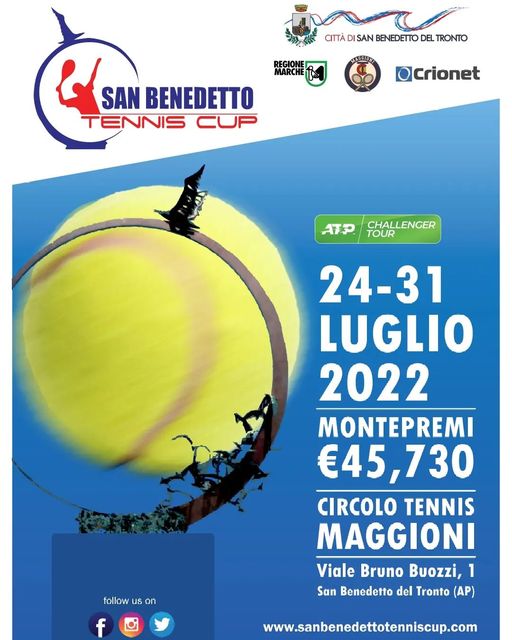Challenger Atp San Benedetto Tennis Cup al via. Segui la diretta