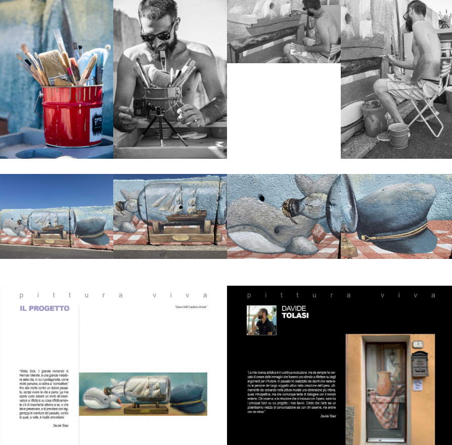 Festival dell’Arte sul Mare, Pittura Viva: Davide Tolasi, “Siamo tutti Capitano Achab”
