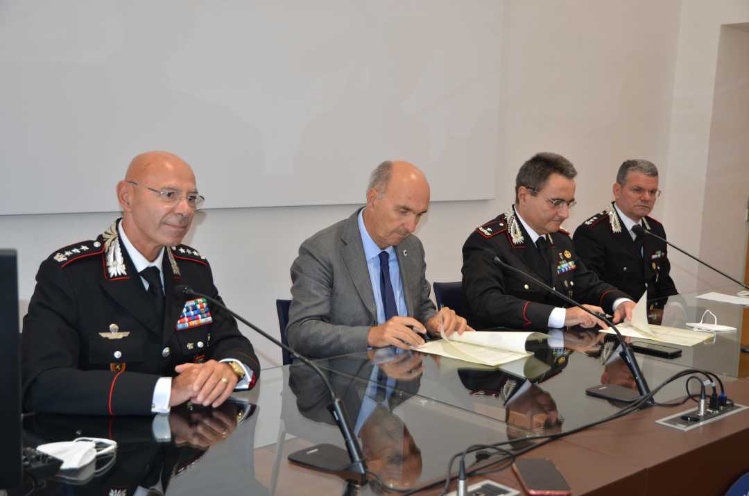 Accordo tra UniUrb e Legione carabinieri “Marche”