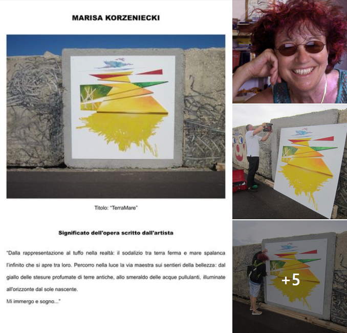 26° Festival dell’Arte sul Mare, Pittura Viva: Marisa Korzeniecki, “TerraMare” (VideoIntervista)