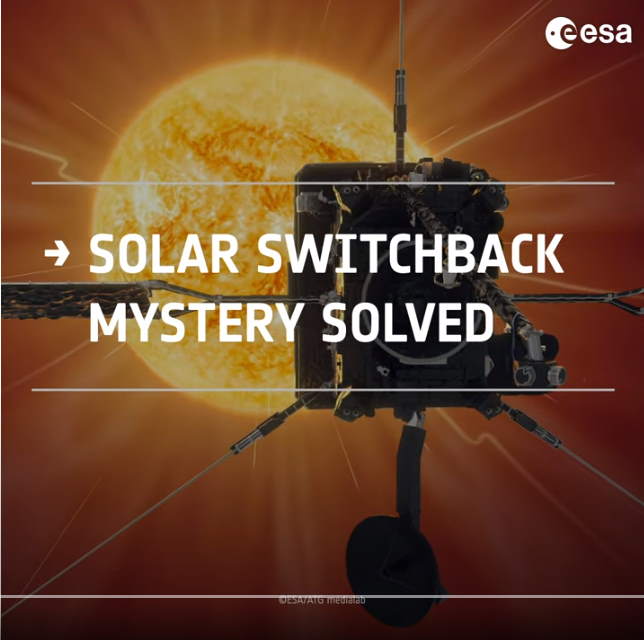 Solar Orbiter risolve il mistero degli “switchback”