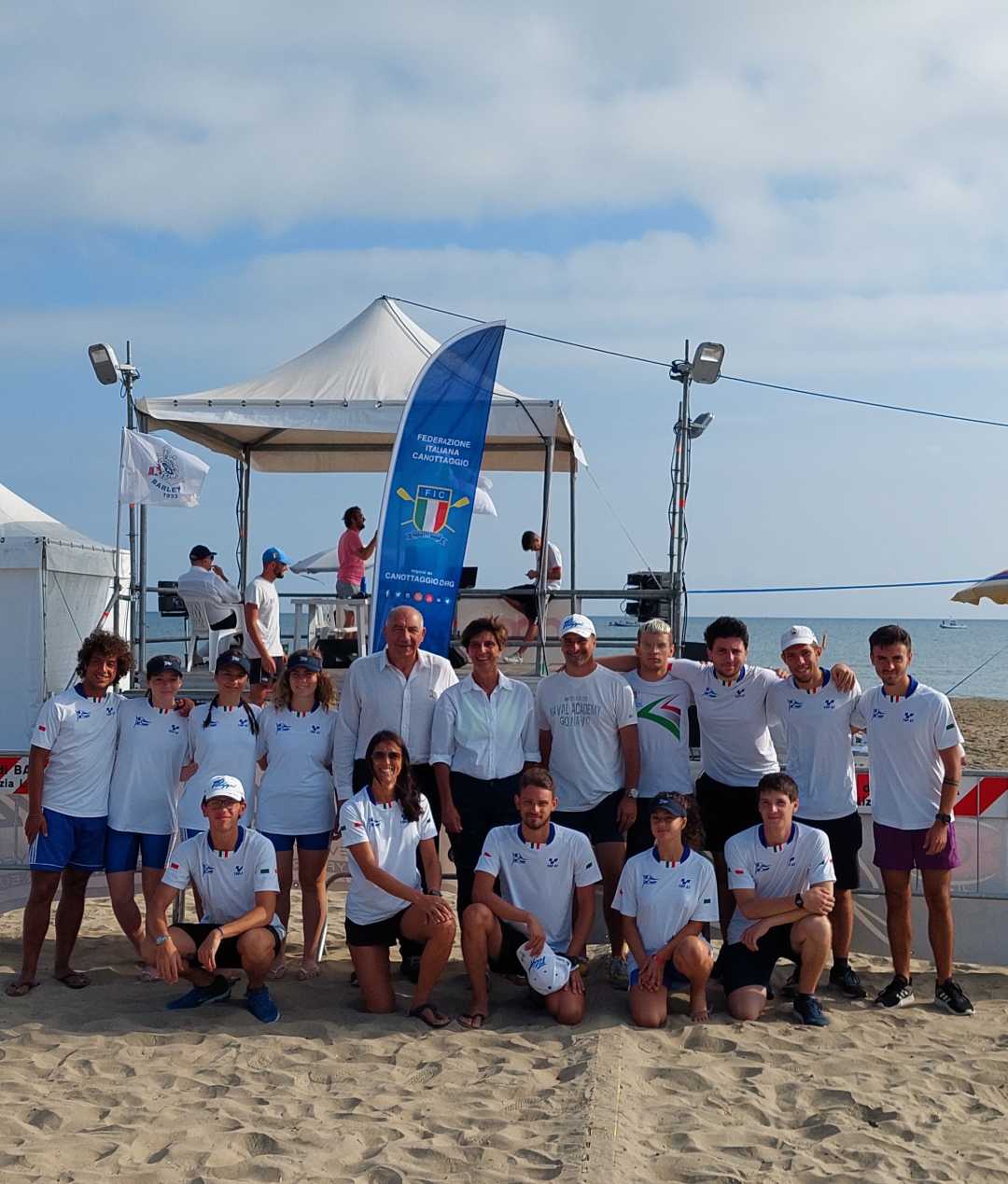 La Lega Navale di San Benedetto protagonista al campionato italiano di Beach Sprint Rowing