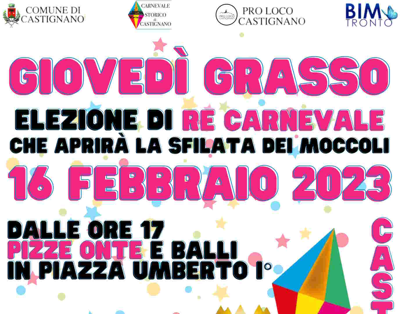 Proseguono gli appuntamenti del Carnevale Storico di Castignano
