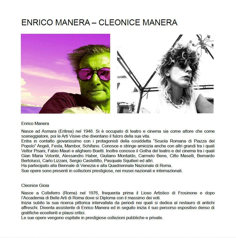 Enrico Manera e Cleonice Gioia, “Noi non siamo soli” verso il Festival dell’Arte sul Mare 2023