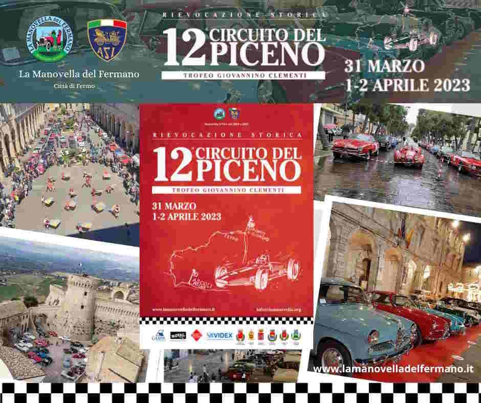 Si scaldano i motori per la 12a ‘Rievocazione storica del Circuito del Piceno’