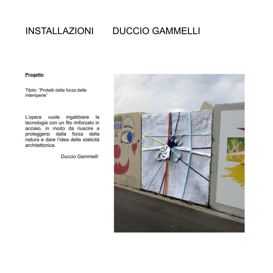 Duccio Gammelli, “Protetti dalla forza delle intemperie”, verso il Festival dell’Arte sul Mare 2023