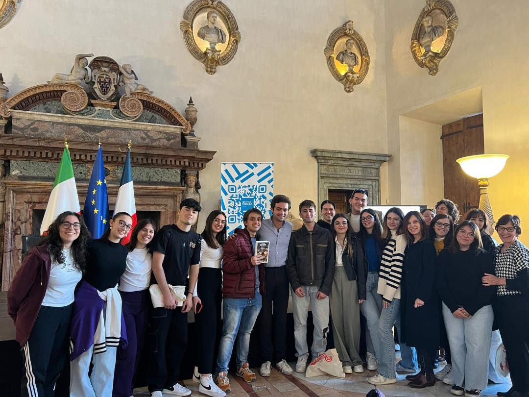 Gli studenti Esabac dell’Iis “A. Capriotti” a Roma per la cerimonia di consegna del “Premio Goncourt – la scelta dell’Italia”