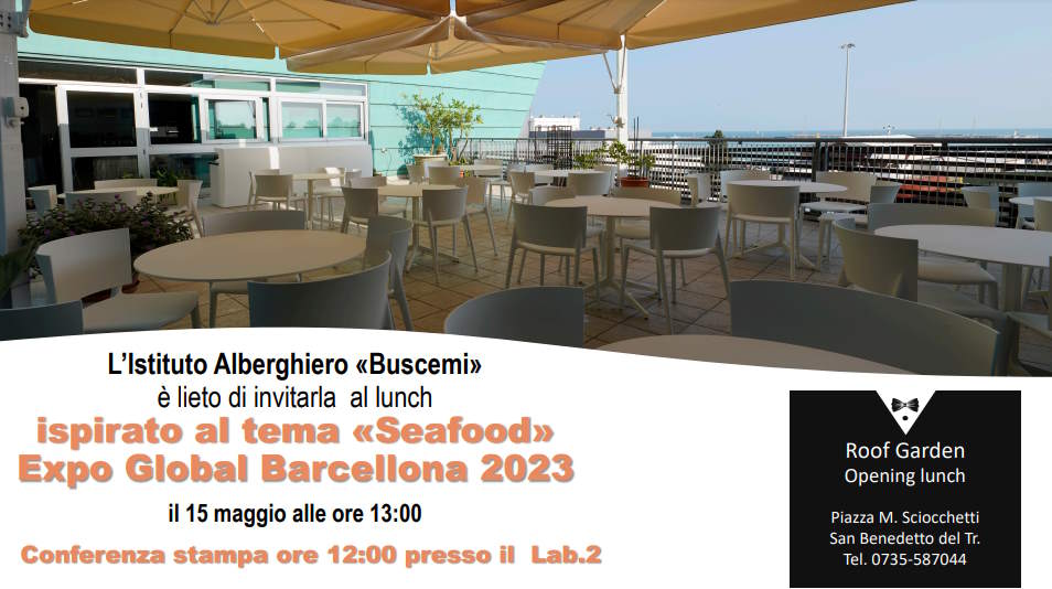 Alberghiero Buscemi, evento /conferenza stampa alunni che hanno partecipato al Seafood Expo Global di Barcellona