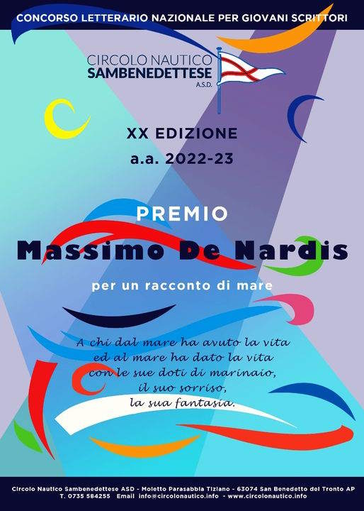 è il XX concorso letterario Massimo De Nardis per un racconto di Mare: i vincitori