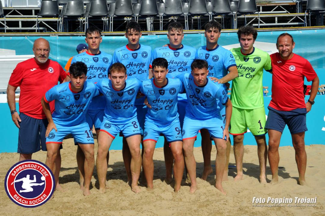 Samb Beach Soccer U20, la banda Rossetti saluta Coppa Italia Aon e stagione 2023 con una bella vittoria