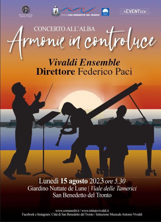 Armonie in controluce al ‘Giardino Nuttate de Lune’: concerto all’alba dell’Istituzione Musicale “Antonio Vivaldi”