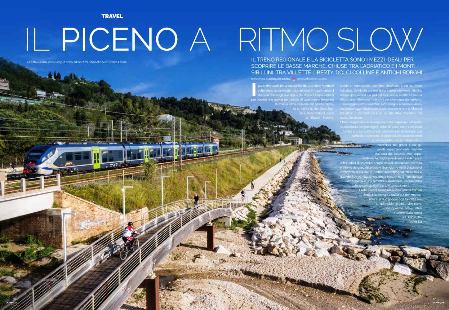 Emanuele Santori, “Il Piceno a ritmo slow” sul treno “Jazz”