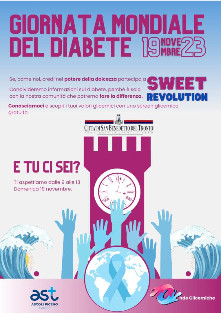 Giornata Mondiale del Diabete: screening gratuito in piazza, donato apparecchio innovativo all’Ast 5