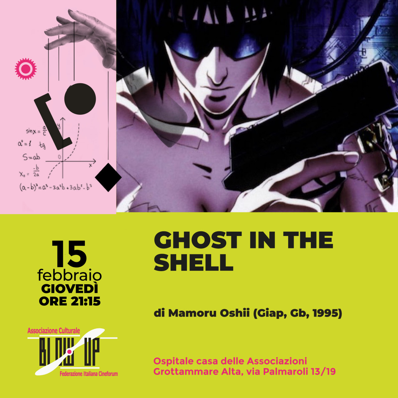 Ghost in the shell all’Ospitale