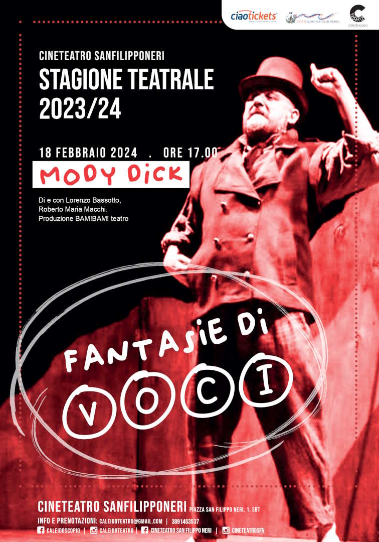 Moby Dick al CineTeatro San Filippo Neri